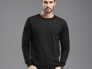 Men Plain Sweatshirt